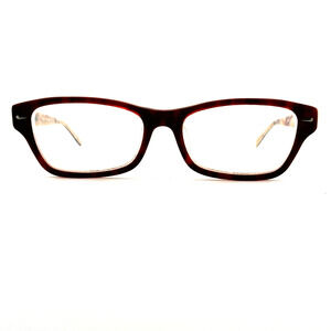 Takumi‎ Eyeglasses Frame TK970 80 47-15-130 Brown Torotise H13358
